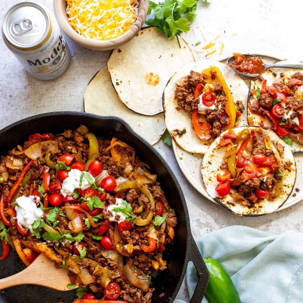 Fajitas (Chicken / Beef / Vegetable)