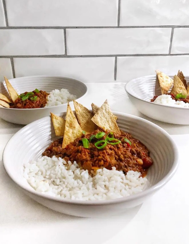 Beef Chilli & Rice